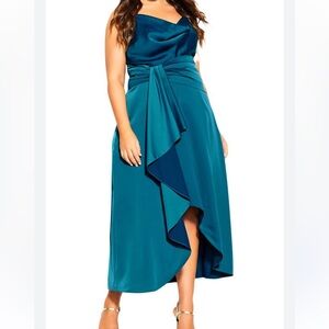 NWT City Chic Teal dress